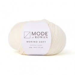 Mode at Rowan Merino Soft col. 17 snow