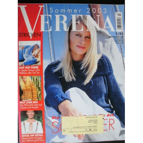 Verena Sommer 2003